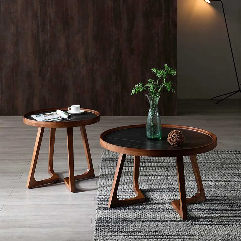 Приставной столик Q-Home CT3059, D60 см, керамика Приставной столик Q-Home CT3059, D60 см, керамика