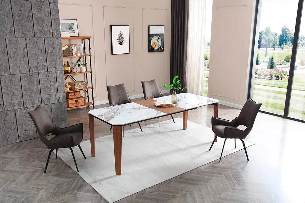 Стол обеденный Q-Home Эльче, 180-220 см, раздвижной Стол обеденный Q-Home Эльче, 180-220 см, раздвижной