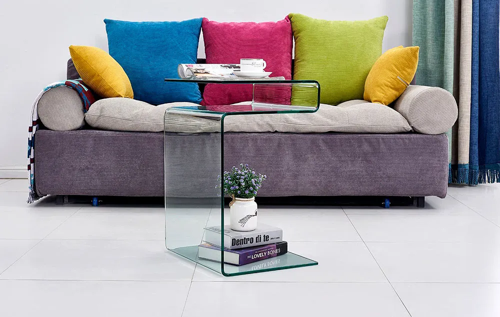 Журнальный стол Q-Home F-С601, 42x37 см, стекло