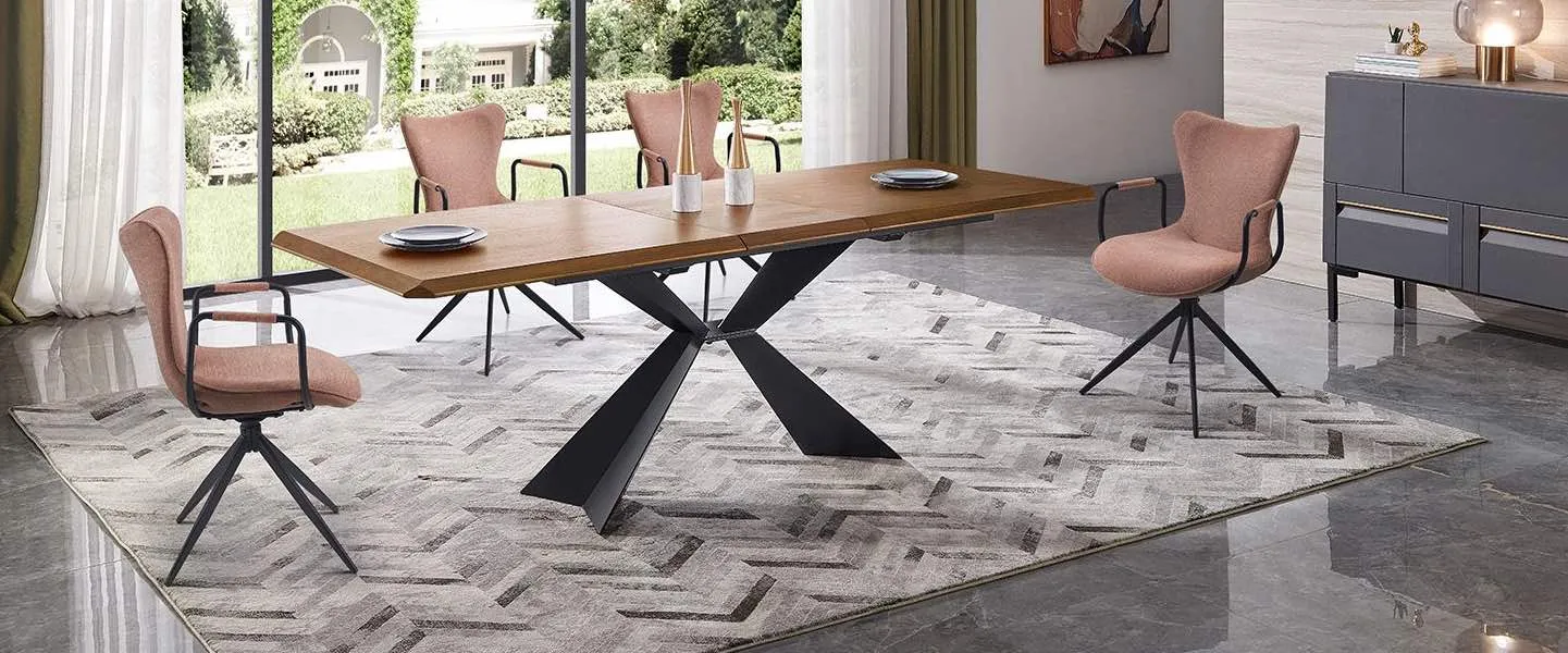 Стул Q-Home York, розовый, ткань, вращающийся, FSC2332-ARM
