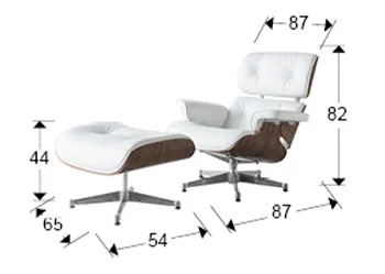 Размеры кресла Eames Schuller, арт. 448394 Размеры кресла Eames Schuller, арт. 448394
