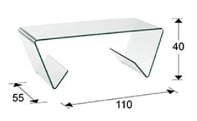 Размеры журнального стола Glass III Schuller, арт. 553095 Размеры журнального стола Glass III Schuller, арт. 553095
