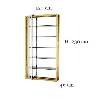 Стеллаж Eichholtz Cipriani 110002, размеры