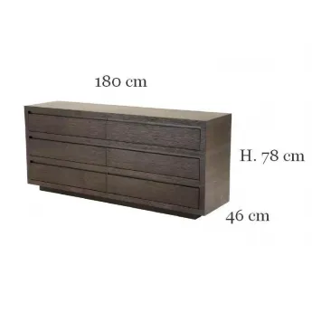 Комод Eichholtz Crespi 109025, размеры