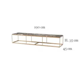 Журнальный стол Eichholtz La Quinta мрамор 108035, размеры