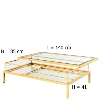 Журнальный стол Eichholtz Harvey rectangular 109869