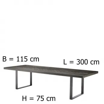 Обеденный стол Eichholtz Melchior 300 см 112634