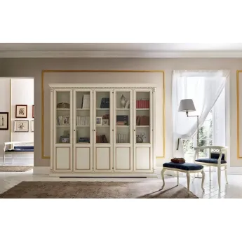 Библиотека 5-и дверная Palazzo Ducale Laccato Prama 71ВО05LB