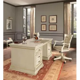 Письменный стол двухтумбовый Palazzo Ducale Laccato Prama 71BO02SR