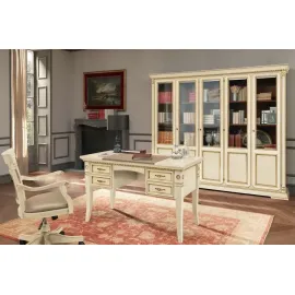 Письменный стол с 4-мя ящиками Palazzo Ducale Laccato Prama 71BO03SR