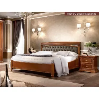  Кровать Treviso Camelgroup 160 см без изножья с мягкой спинкой Nabuk 12 