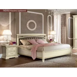 Кровать Treviso frassino Capitone Camelgroup 160 см без изножья с мягкой спинкой Nabuk 11