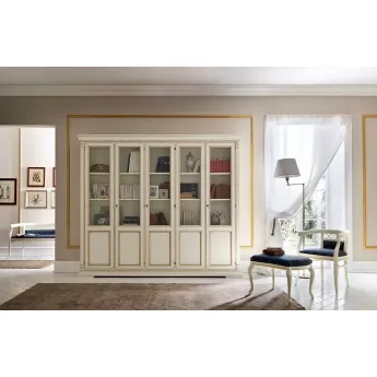 Кабинет Prama Palazzo Ducale Laccato, бибилиотека пять створок