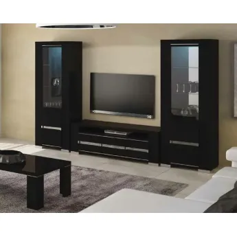 Витрина 1-дверная Status Armonia Black