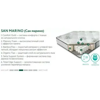 Матрас Аскона Serta Natural Start Florina