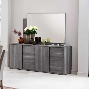 Буфет четырехдверный Status Futura Grey