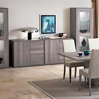 Буфет четырехдверный Status Futura Grey