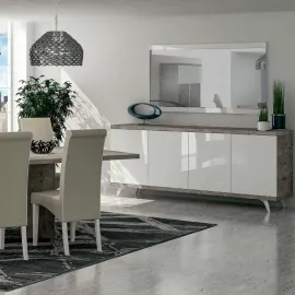 Буфет 4-дверный Status Treviso Grey