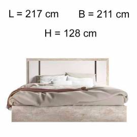 Кровать 198х203 Status Treviso Grey King Size