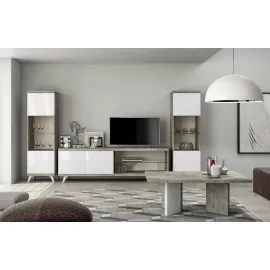 Витрина 1-дверная Status Treviso Grey