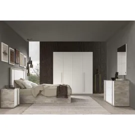 Комод низкий Status Treviso Grey 6 ящиков, размеры