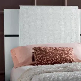 Мягкое изголовье из двух подушек Кровать 154/160 Status Caprice White