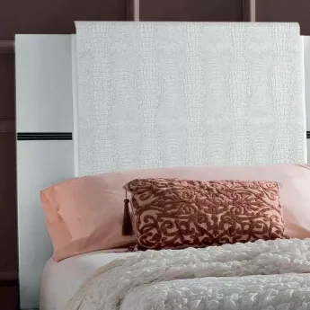 Мягкое изголовье из двух подушек Кровать 180/200 Status Caprice White