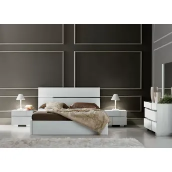 Кровать с подъемным механизмом 180х200 Status Caprice White