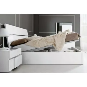 Кровать с подъемным механизмом 180х200 Status Caprice White