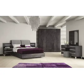 Шкаф 3-дверный Status Elite Grey