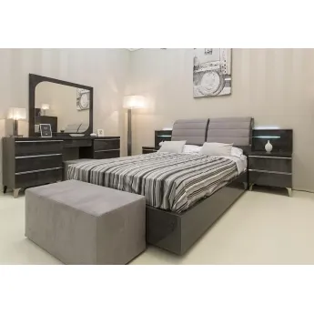 Кровать 154x203 Status Elite Grey