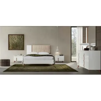 Кровать 154x203 Status Sirio White