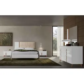 Кровать 180x203 Status Sirio White без обивки