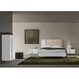 Кровать 160x203 Status Sirio White без обивки