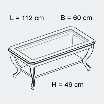 Стол журнальный 112х60 Panamar 635.112