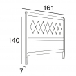 Изголовье кровати Panamar 841.150 - Фото 2