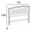 Изголовье кровати Panamar 871.140 - Фото 2