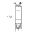 Витрина Panamar 708.001 - Фото 2