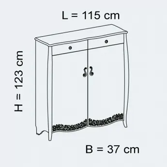 Тумба для обуви Panamar 525.115