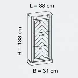 Тумба для обуви Panamar 578.060