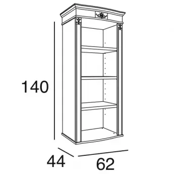Шкаф книжный Panamar 827.000
