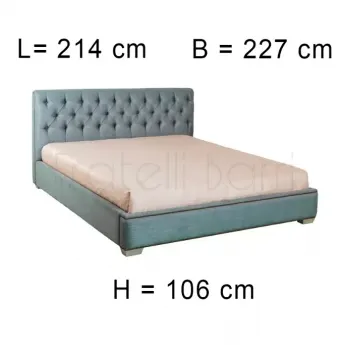 Кровать с решеткой 200х200 Fratelli Barri Mestre FB.BD.MES.660