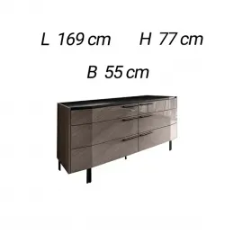 Комод Alf Group Olimpia 6 ящиков KJOA120