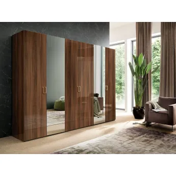 Шкаф 6-дверный с зеркалами Alf Group Mid Century PJDT0018