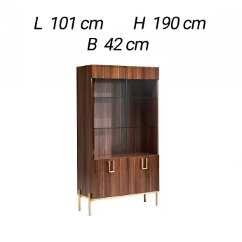 Витрина 2-дверная Alf Group Mid Century PJDT0600