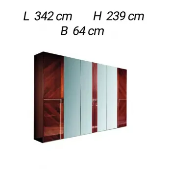 Шкаф 6-дверный с зеркалами Alf Group Bellagio PJBE0014