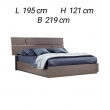 Кровать QS 155x205 Alf Group Athena PJAT0150 - Фото 4