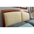 Кровать с кожаным изголовьем и изножьем Palazzo Ducale Ciliegio Prama 180 см - Фото 3