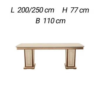 Обеденный стол 200/250х110 Arredo Classic Fantasia раскладной