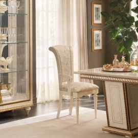 Стул с подлокотниками Arredo Classic Fantasia арт. 230, обивка ткань